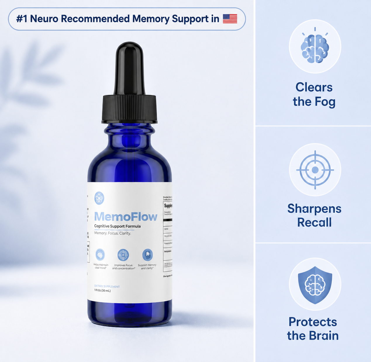 MemoFlow dropper bottle